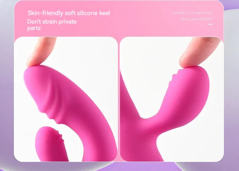 Venta al por mayor de China Suuply 10 modo de vibración vibrador de conejo masaje vibrador del cuerpo para las mujeres