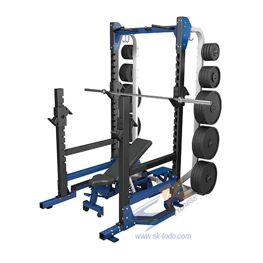 Attrezzatura per il Fitness commerciale di alta qualità sollevamento pesi Half Power Rack Squat Rack in vendita