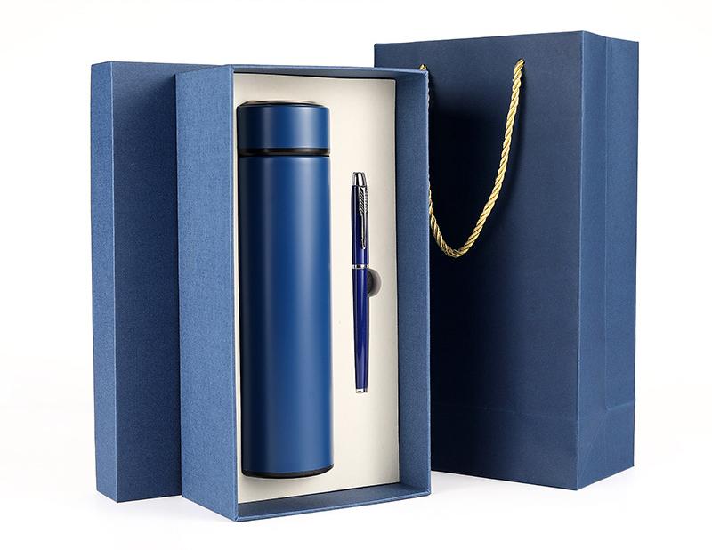 Blue with Thermos mug