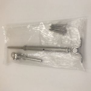 T316 thép không gỉ swage chuyển đổi turnbuckle và End tensioner phụ kiện 1/8 inch cáp lan can bộ dụng cụ phần cứng cho gỗ bài - Product Image 3