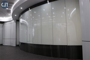 Hệ thống vách ngăn di động tự động bằng kính trượt hiện đại, không khung, có thể vận hành bằng điện - Product Image 3