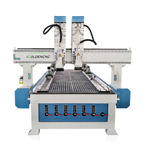 Enrutador CNC doble de cabeza múltiple 1325 4x8 pies enrutador de máquina de corte de madera cnc - Product Image 1