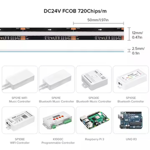 Banqcn ไฟ LED Rgbic Dream Color แบบดิจิทัลสามารถตั้งโปรแกรมได้ไฟ LED สีแดง12V สีดำ PCB สำหรับติดผนังเพดาน