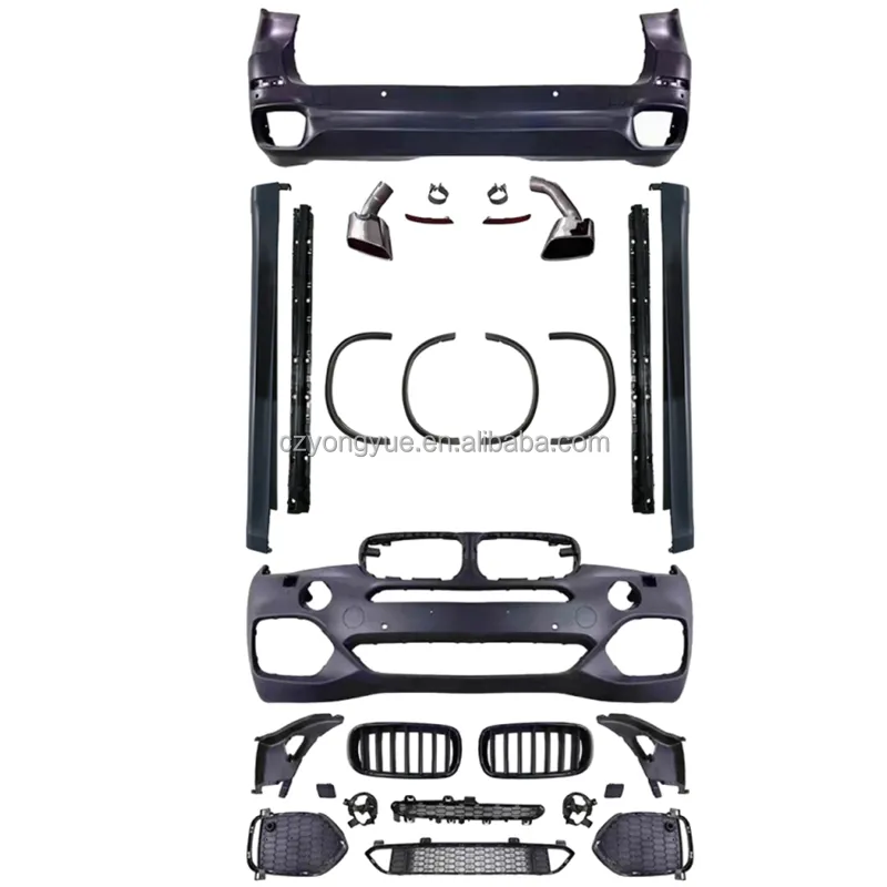 X5 F15 M-Tech paraurti anteriore posteriore X5 F15 M Tech Kit carrozzeria Tech per BMW X5 F15 2013 2014 2015 2016 2017 2018