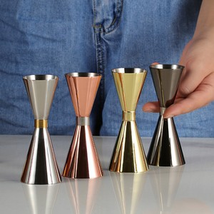 Factory Wholesale Pure Stainless Steel <strong>Jigger</strong> with Scale Mark for bar Cocktail - Product Image 4