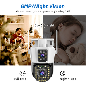 Jortan Home 4G 2MP Duel Lens <strong>Motion</strong> <strong>Detection</strong> Video Surveillance WiFi IP Outdoor PTZ Camera <strong>Security</strong> Alarm <strong>System</strong> - Product Image 2