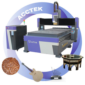 Router CNC ad alta velocità 3 assi con controllo Mach3 e cambio automatico utensile per progetti complessi di lavorazione del legno - Product Image 1