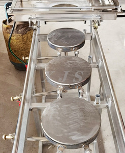 Manuelle automatische flache arabische Brotback maschine Gebackene flache Pfannkuchen maschine Hand Push Dosa Back maschine - Product Image 2