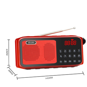 2021便携式usb tf卡FM AM收音机，带扬声器和MP3 - Product Image 2