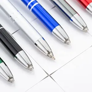 金属压力机激光圆珠笔三合一多功能书写笔，带led灯护士笔 - Product Image 4