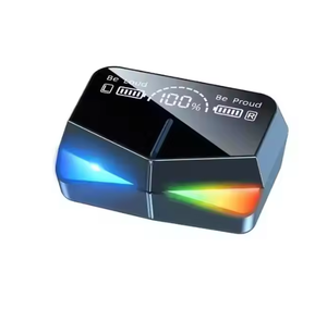 <span class=keywords><strong>2025</strong></span> NewM28 TWS耳塞立体声蓝牙游戏耳机防水入耳式运动无线耳机，带发光二极管显示屏