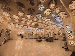 New Design Modern K9/<strong>K5</strong> Crystal Ceiling Lamp Chandelier 8027-9 with MP3 and Remote <strong>Control</strong>, Factory Cheap Price - Product Image 4