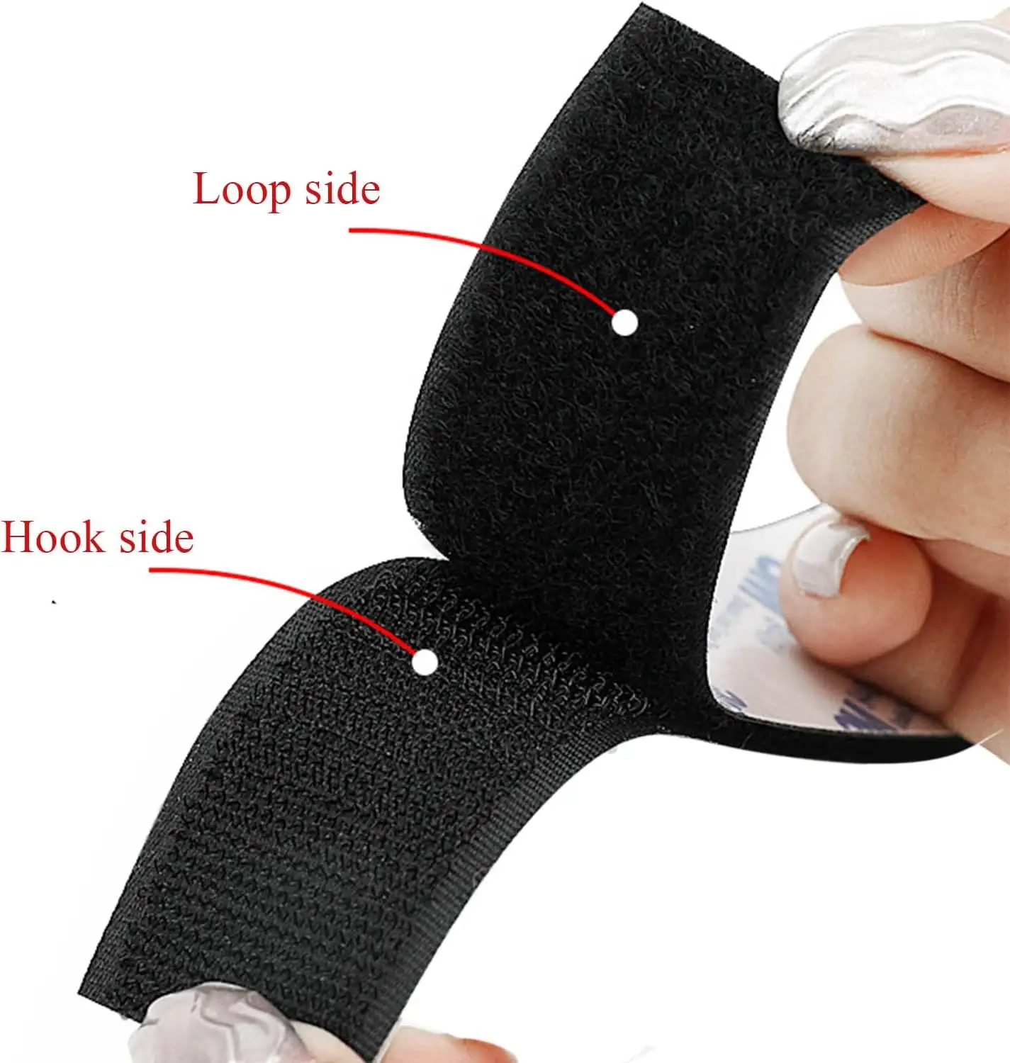Autoadesivo su un lato elastico gancio e cinturino personalizzato per dispositivo medico