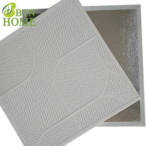 Azulejo de techo de rejilla de techo suspendido de techo de tablero de yeso Pvc - Product Image 5