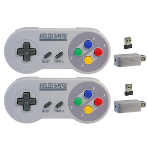 Disponibile 2 In 1 per SNES Cassic Mini PC Android Raspberry Gamepad per N-switch USB SNES Joystick Wireless e Controller di gioco