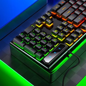 V4 Mechanical <strong>Keyboard</strong> Backlit RGB Waterproof Professional Gaming <strong>Keyboard</strong> Wired 104 <strong>Keys</strong> Multi-<strong>Function</strong> Game <strong>Keyboard</strong> - Product Image 4