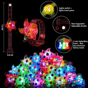 Tự kỷ cảm giác hộp kho báu Đồ chơi phát sáng trong bóng tối bên ủng hộ 24 gói dẫn ánh sáng lên thần tài spinner vòng đeo tay cho trẻ em - Product Image 6