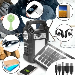 Portable <strong>Power</strong> Station Solar Generator Panel <strong>Power</strong> Bank Outlet Camping Emergency Light Solar System <strong>Kit</strong> - Product Image 5