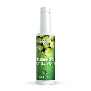 Yingdi küçük yeşil turunçgiller suyu içecek ve içecek meyve suyu şurubu konsantre meyve çayı mağaza için özel suyu - Product Image 6