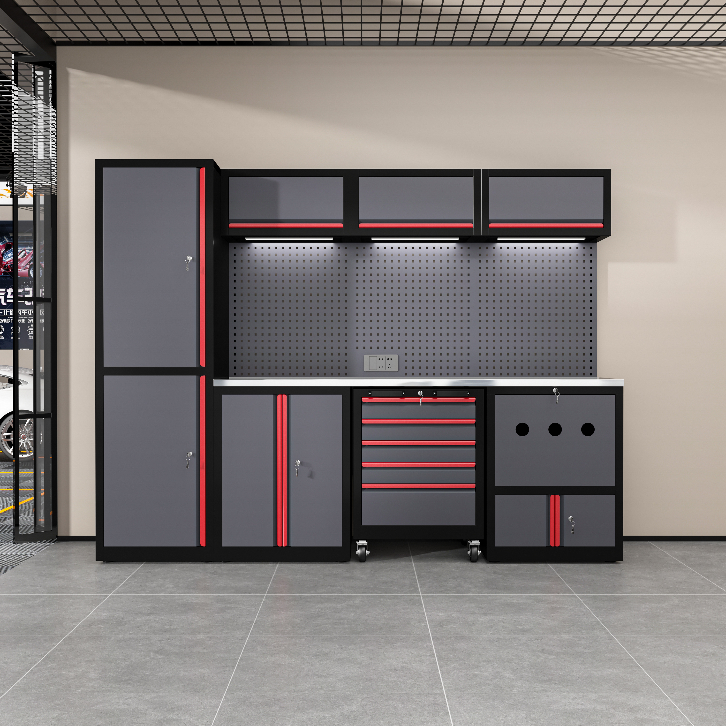 Four-unit workstation - S02