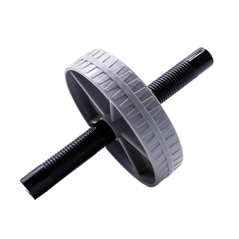 Roue abdominale à roue unique de 15 cm - Grise