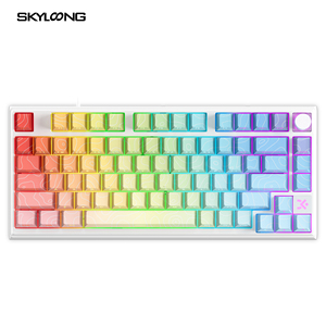 SKYLOONG GK75 HE JADE Interruptor ProMagnético RGB 8K USB Gaming Teclado Mecânico RT0.01 PBT fabricante Teclado