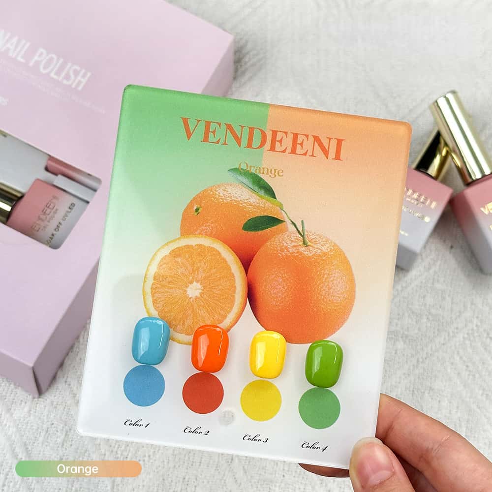 Orange 4 colors set