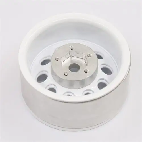 1 pz 1.9 "ruota in metallo Beadlock Rim mozzo ruota per 1/10 RC Rock Car TRX-4 assiale SCX10 90046 SCX10 III