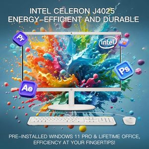 HP 21.5 için "FHD parlama önleyici masaüstü bilgisayar günlük kullanım All-in-One ömür boyu Win 11 Pro kavisli ekran 16GB Video bellek HDD İngiltere - Product Image 4