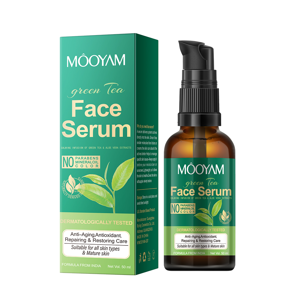 Suero facial de té verde