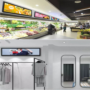 19/21/24/28 // 29/36/43/48/дюймов ЖК-экран растянутый бар полка дисплей/край дисплей/широкий ЖК-панель цифр signag дисплей - Product Image 3