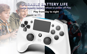 Für PS4-Controller Für PS/Android/PC-Gamepad Bluetooth-Spiels teuerung Joystick 6-Achsen-Gyrosa-Griff mit Doppel vibrations motor - Product Image 4