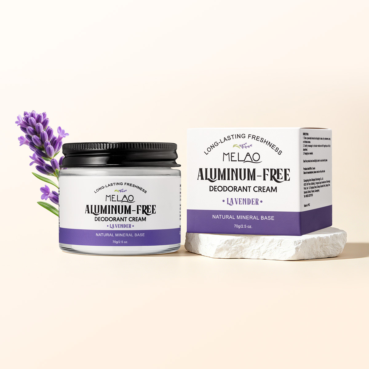 70g Aluminum-Free Deodorant Cream (Lavender)