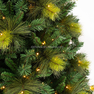 Toptan yeni tasarım gerçek dokunmatik Carolina çam ağacı Led ışıkları ile önceden aydınlatılmış yeşil yapay noel ağacı - Product Image 2