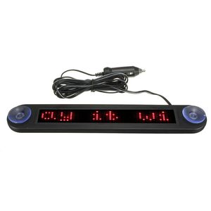 リモコン12V LED赤プログラム可能スクロールメッセージサイン表示パネル車と店の広告バースクリーン工場用 - Product Image 6