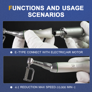 Dental Orthodontics Contra Angle <strong>4</strong>:1 Low Speed Handpiece Kit IPR System Eva <strong>Tips</strong> <strong>Root</strong> canal Treatment Dental Repair Tools