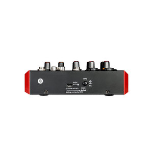 Debra Audio 6 Channel Mini Digital DJ Audio <strong>Mixer</strong> with Fader Reverb Effect 48V for PC Recording Band Mixing