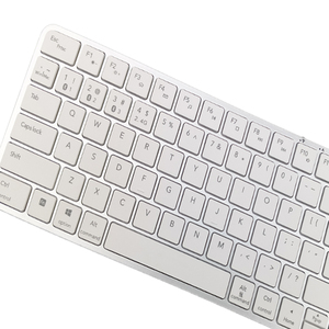 Tastiera senza fili per Mac con doppia interfaccia comodo angolo di digitazione e connessione stabile per Mac Book Mac Mini PC-bianco - Product Image 3