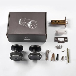 Smart Home Door <strong>Lock</strong> with Tuya App Control Cerradura Inteligente Fingerprint Door Knob <strong>Lock</strong> With <strong>Key</strong> - Product Image 4