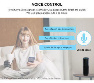 Makegood 2 Gang2WayスマートスイッチEU標準タッチパネルwifiスイッチAlexa & GoogleホームコントロールWifiスマートライトスイッチ - Product Image 6