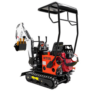 Form HT08 için Mini kepçe makine 0.8T Mini ekskavatör bahçe ekskavatörler - Product Image 3