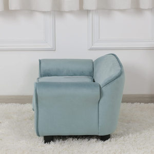 Katı ahşap çerçeve off-the-ground pet yatak sıfırdan kolay değil ayrılabilir ve yıkanabilir köpek halısı kokusuz antibakteriyel peluş köpek yatağı - Product Image 4