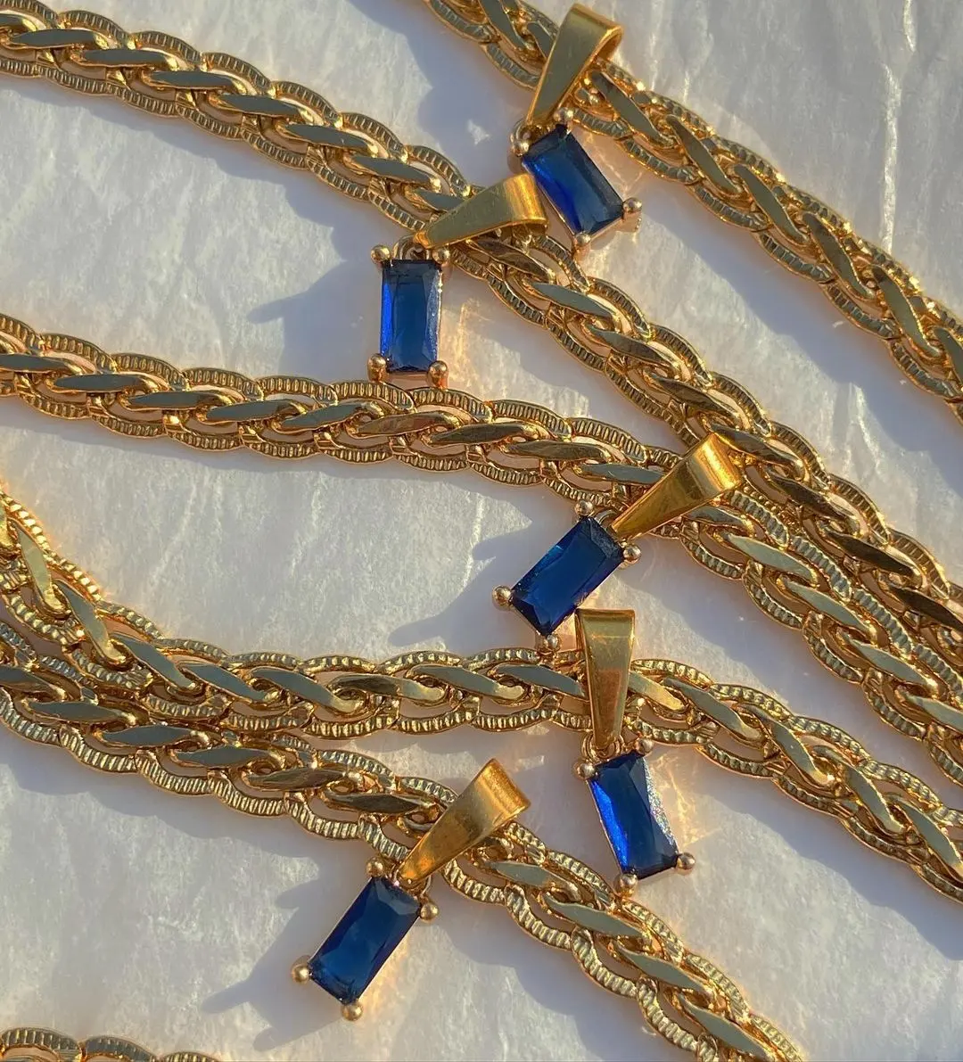 مجوهرات صيفية جديدة من دازان مملوءة بالذهب ، قلادة مصممة من المينا الايرليانية مقاومة للماء للأبراج ، قلادة للنساء