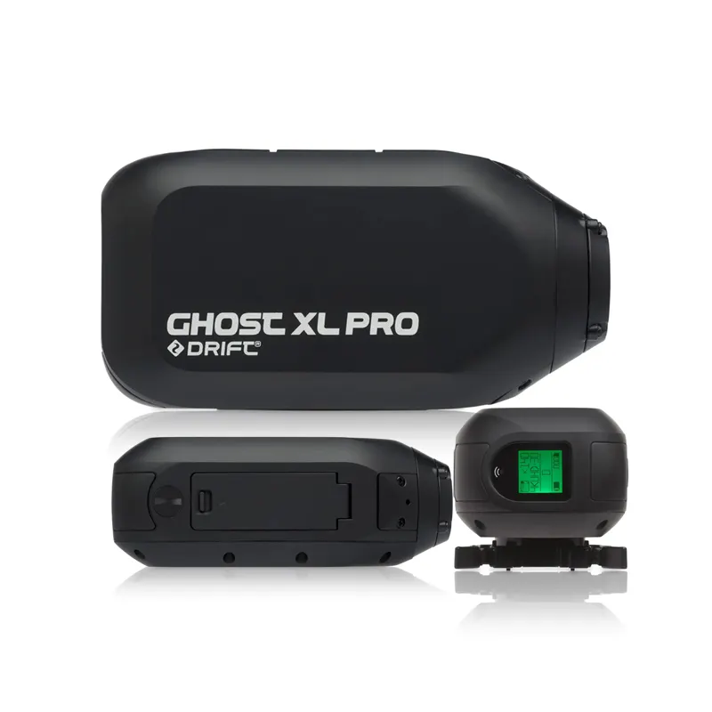 كاميرا Ghost XL Pro الرياضية الصغيرة المضادة للصدمات والاهتزازات بدقة 4K فائقة الوضوح ومزودة بخاصية الواي فاي ومضادة للماء
