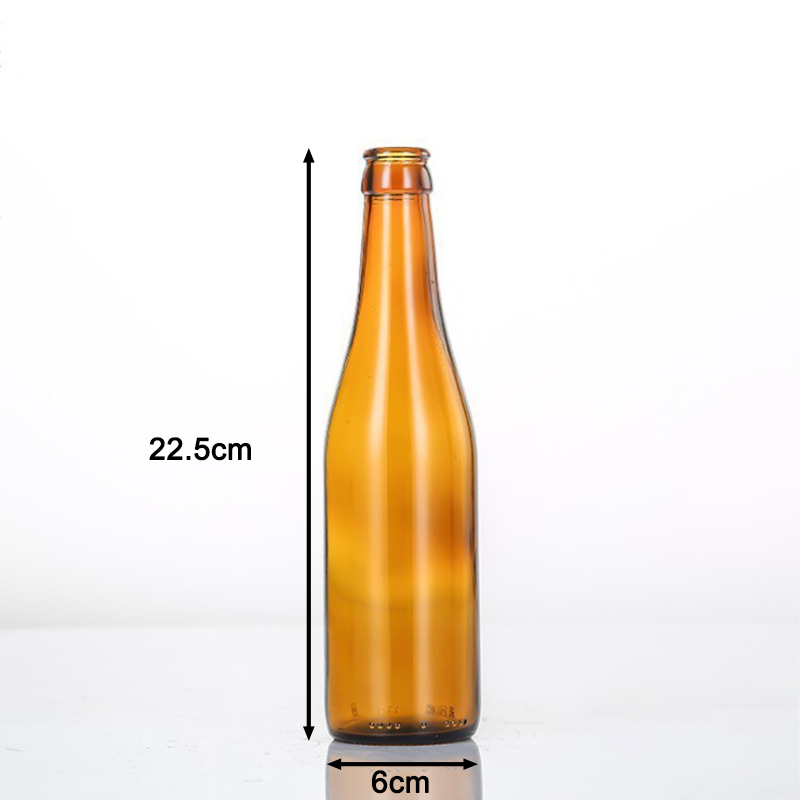 Bottiglia di birra ambrata belga da 330ml