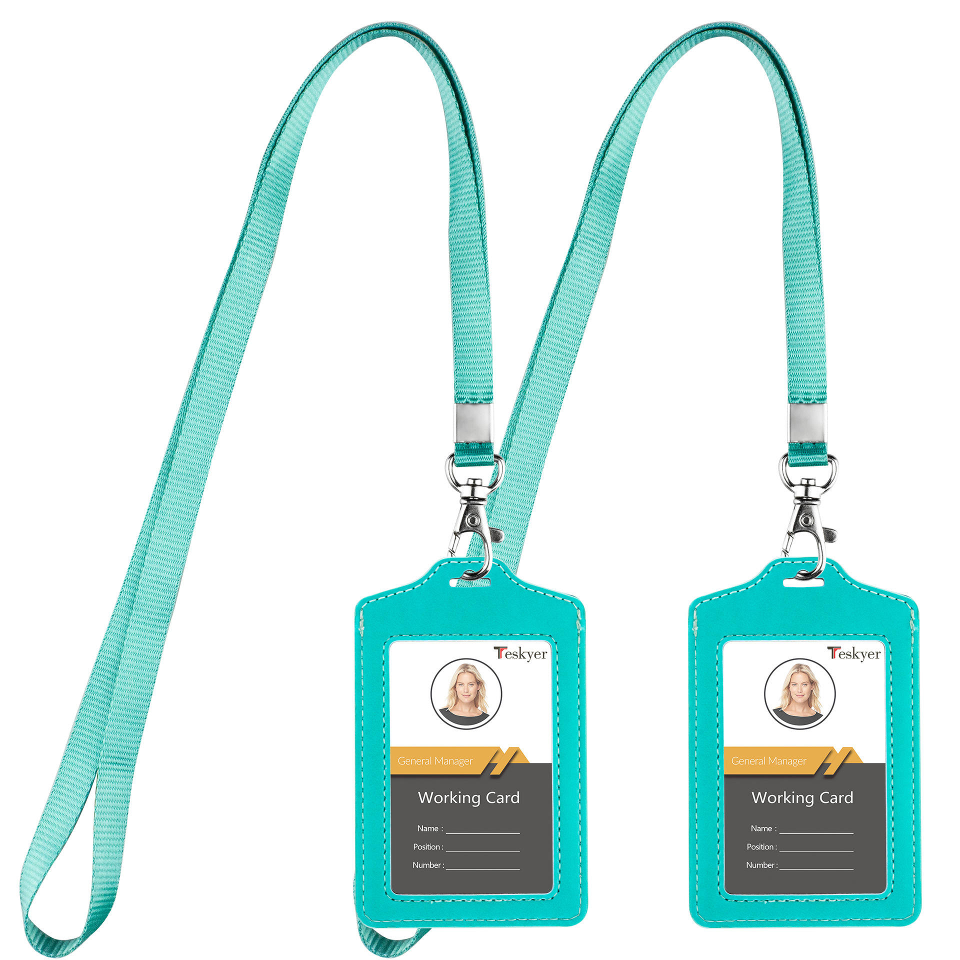 Green Double sided Transparent