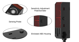 MOTE Small square Miniature <strong>Diffuse</strong> <strong>Reflection</strong> Photoelectric Switch <strong>Sensor</strong> <strong>Diffuse</strong> <strong>Reflection</strong> Type <strong>Sensor</strong> DC NPN Normally Open - Product Image 5