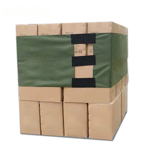 Cinta de flejado ajustable, correas de palé de plástico para logística de lona para embalaje de palé de bucle de gancho reutilizable, correa de encuadernación - Product Image 1