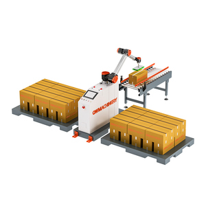 Carga y descarga de posicionamiento de robot portátil de alto nivel para paletización de cartón de robot colaborativo