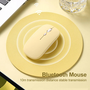 Durable BT Mouse Inalámbrico Mini Teclado de oficina Diestro Ergonómico Diseño silencioso USB LED Color seleccionable para múltiples dispositivos - Product Image 5